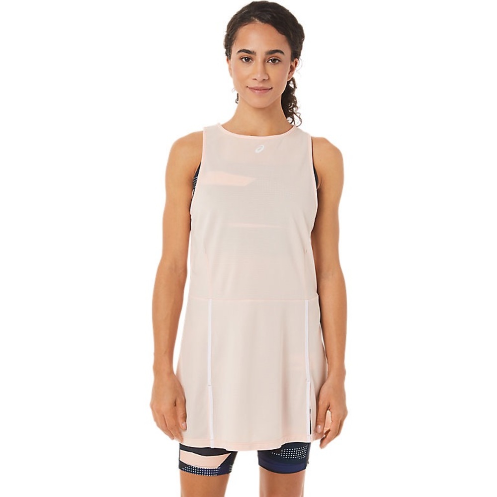 ASICS WOMEN'S NEW STRONG 92 DRESS breeze color pink tennis dress
